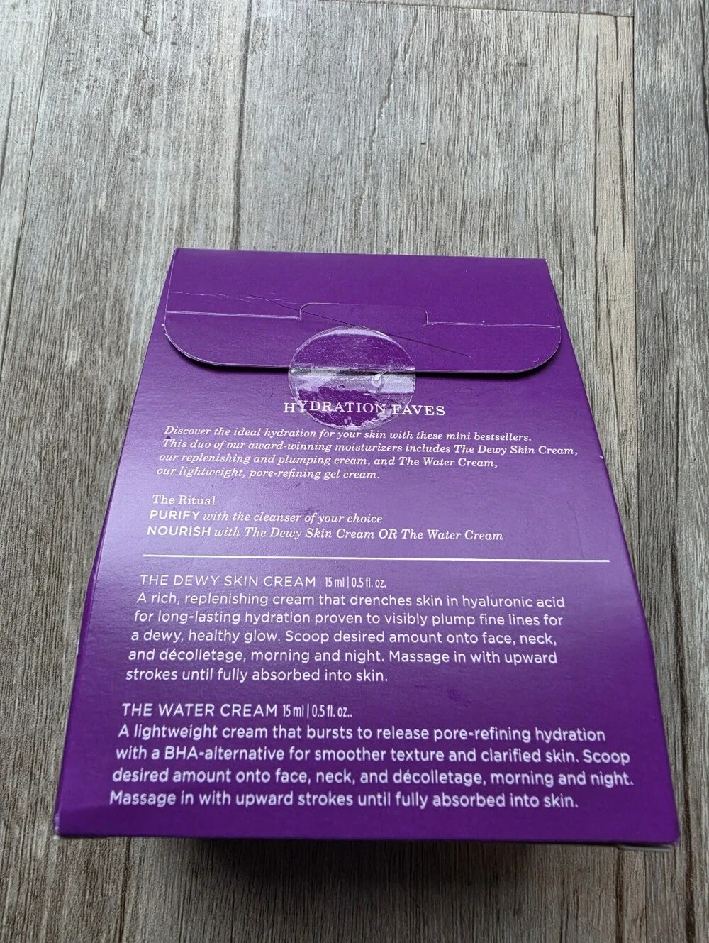 Tatcha The Dewy Skin Cream & Tatcha The Water Cream - 15 Ml Each